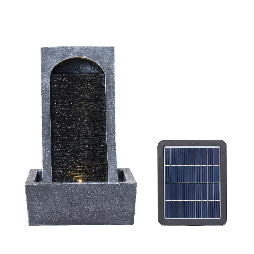 Solar Powered Water Fountain with Light